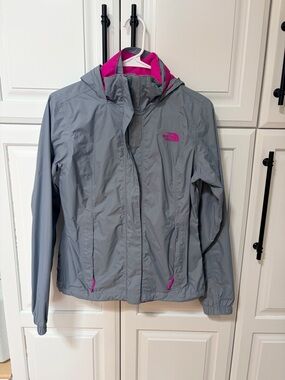 The north face rain coat